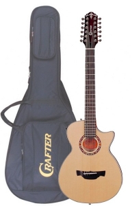 Электроакустическая гитара CRAFTER CTS-150-12/EQ / N + Чехол